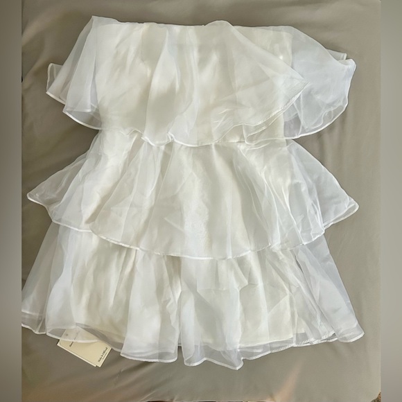 NWT Abercrombie & Fitch tiered chiffon mini dress - Picture 2 of 8